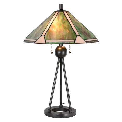 Stolová lampa 5LL-6165 v Tiffany vzhľade, Ø 50 cm