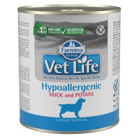 VET LIFE Natural Hypoaller Duck&Potato konzerva pre psov 300 g