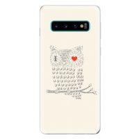 Odolné silikónové puzdro iSaprio - I Love You 01 - Samsung Galaxy S10