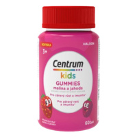 CENTRUM Kids Gummies multivitamín pre deti malina a jahoda želé 60 ks