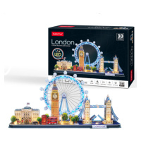 Puzzle 3D s LED Nočná edícia: Londýn 186 dielikov