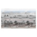 VLADILA Foggy Landscape Pastels - tapeta