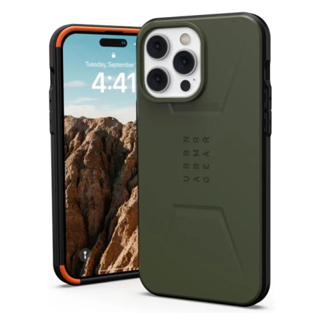 Kryt UAG Civilian MagSafe, olive - iPhone 14 Pro Max (114039117272)