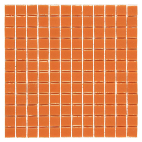 Sklenená mozaika Mosavit Monocolores naranja 30x30 cm lesk MC702