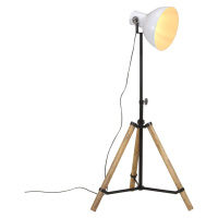 vidaXL Podlahová lampa 25 W biela 75x75x90-150 cm E27