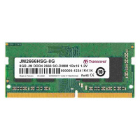 SODIMM DDR4 8GB 2666MHz TRANSCEND 1Rx16 1Gx16 CL19 1.2V