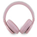 Guess PU Leather 4G Tone na Tone Script Logo BT5.3 Stereo Headphone Pink