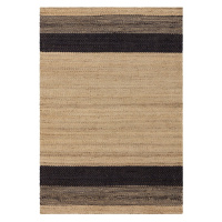 Čierno-béžový obojstranný ručne tkaný jutový koberec 160x230 cm Cedar – Asiatic Carpets