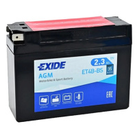 EXIDE AGM motobatéria 12 V, 2,3 Ah, 35 A, ET4B-BS