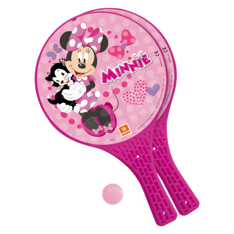 Mondo tenis na pláž Minnie, 2 rakety + loptička 15004 ružový