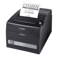 Citizen CT-S310II LAN CTS310IIXEEBX, Dual-IF, 8 dots/mm (203 dpi), cutter, black