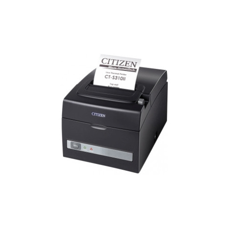 Citizen CT-S310II LAN CTS310IIXEEBX, Dual-IF, 8 dots/mm (203 dpi), cutter, black