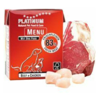 Platinum Menu Hovädzie mäso + kuracie mäso 375g + Množstevná zľava