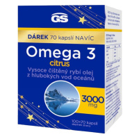 GS Omega 3 citrus 100 + 70 kapsúl