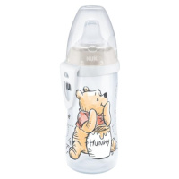 NUK FC Fľaša PP Active Cup Disney - Medvedík Pú, 300 ml biela