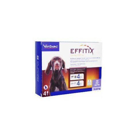 Effitix pre psov Spot-on M (10-20 kg )4 pipety 2 + 1 zadarmo Virbac