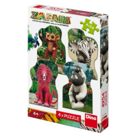 Dino ZAFARI: ZOOMBA A KAMARÁTI 4x54 Puzzle