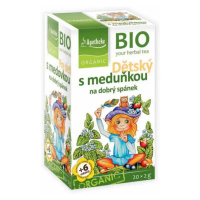 APOTHEKE Detský ovocný čaj s medovkou BIO