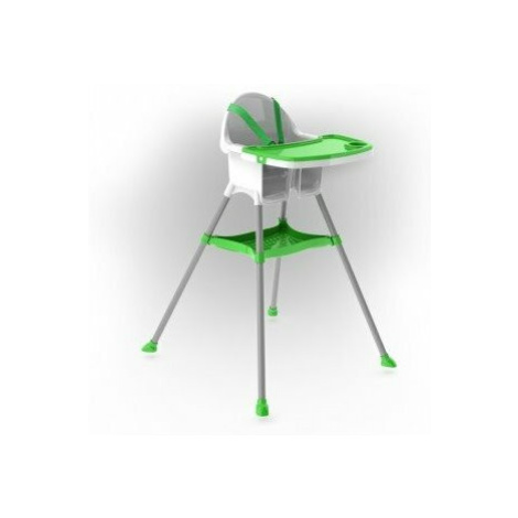DOLONI Jedálenská stolička zelená