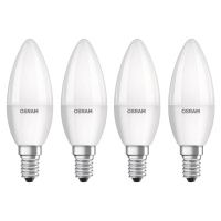 OSRAM LED sviečka E14 Base Retro 4,9W 4 ks 4 000 K