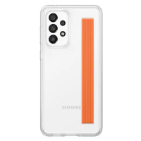 Plastové puzdro Samsung na Samsung Galaxy A33 5G A336 EF-XA336CTE Slim Strap transparentné