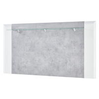 Sconto Nástenný panel CANTERO biela vysoký lesk/betón