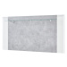Sconto Nástenný panel CANTERO biela vysoký lesk/betón