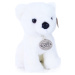 Plyšový medveď biely 18 cm ECO-FRIENDLY