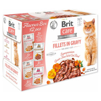 Kapsičky Brit Care Cat Flavour box filety v omáčke Multi 12x85g