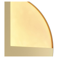 Nástenné svietidlo Maytoni Jupiter LED, zlaté, Ø 18,4 cm