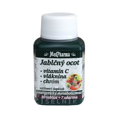 MedPharma JABLČNÝ OCOT, VIT C, VLÁKNINA, CHRÓM