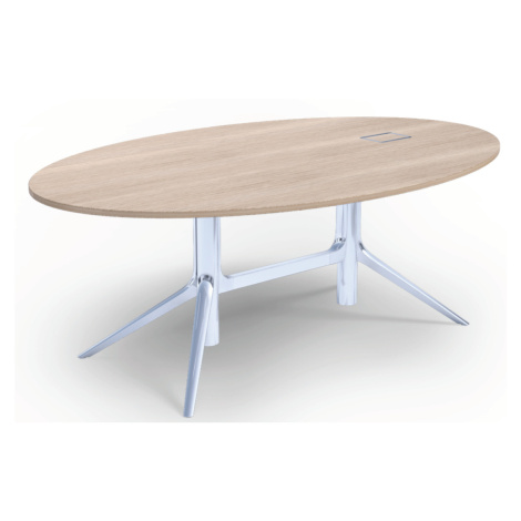 ICF - Stôl NOTABLE oval - výškovo nastaviteľný