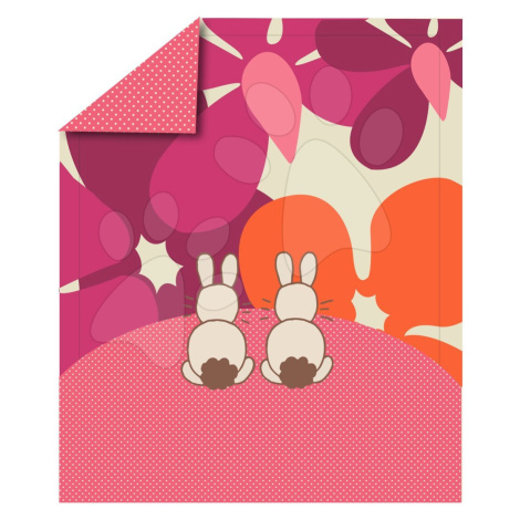 Detský paplón Sateen Rabbits toTs smarTrike Zajačik 100 % bavlna saténový vzhľad 110102 ružový