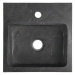 SAPHO - BLOK kamenné umývadlo 30x30cm, čierny Antracit 2401-29