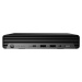 HP PC Mini 400G9 i3-13100T, 1 x 8 GB, 512 GB M.2 NVM, Intel HD 2 x DP + HDMI, WiFi 6 + BT, usb k