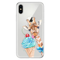 Odolné silikónové puzdro iSaprio - Love Ice-Cream - iPhone X