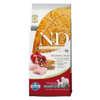 Farmina N&D dog AG senior medium & maxi, chicken, spelt, oats & pomegranate 12kg