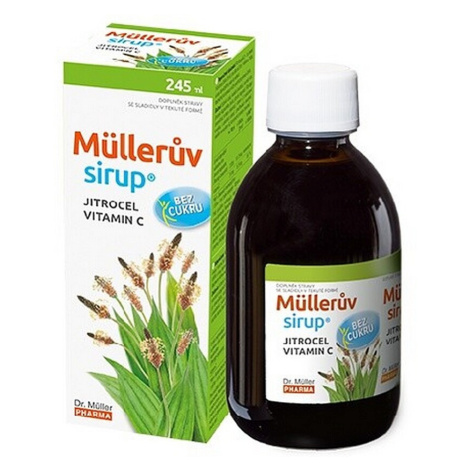 DR. MÜLLER Müllerov sirup so skorocelom bez cukru 245 ml