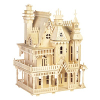 Woodcraft Drevené 3D puzzle vila