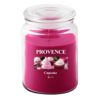 Provence Vonná sviečka v skle PROVENCE 95 hodín cupcake