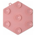 Podložka lízacia Epic Pet Lick&Snack hexagon svetlo ružový 17x15cm