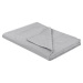 Embosovaná prikrývka na posteľ 200 × 220 cm sivá ALAMUT, 313277