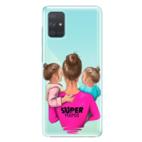 Plastové puzdro iSaprio - Super Mama - Two Girls - Samsung Galaxy A71