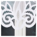 Biela žakarová záclona EVELINA 300x120 cm