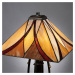 Stolová lampa Asheville vo vzhľade Tiffany