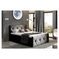 Expedo Čalúnená posteľ boxspring DIAMOND LUX + topper, 120x200, mat velvet 99