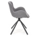 Sconto Jedálenská stolička SCK-475 sivá/čierna