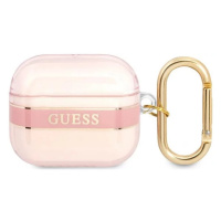 Obal Guess  GUA3HHTSP AirPods 3 cover pink Strap Collection (GUA3HHTSP)