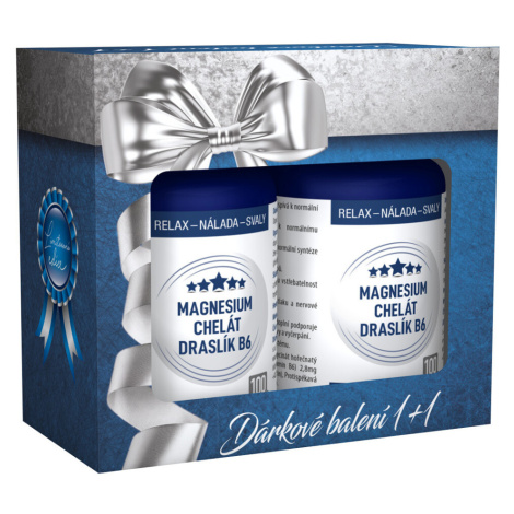 CLINICAL Magnesium chelát + Draslík B6 100 + 100 tabliet Darčekové balenie