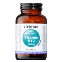 VIRIDIAN Nutrition High Potency Vitamín B12 1000 µg 60 kapsúl